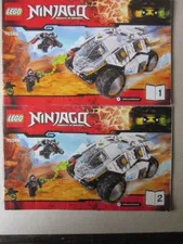 Lego System Building Instructions Instruction 79588 Part 1 and 2 Masters of Spinjitzu