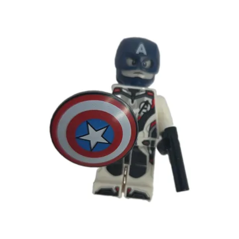 LEGO Captain America Jumpsuit Minifigure Super Heroes Marvel Mini Fig