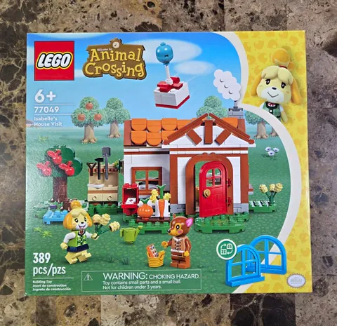 LEGO Animal Crossing 77049 Isabelle’s House Visit Set 389 pcs Ages 6+