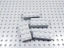 LEGO Lot of 4 Light Bluish Gray 2x4 Bricks BD
