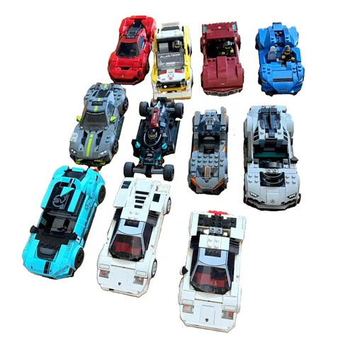 LEGO Car Mixed Lot Lamborghini Audi Mercedes AMG Mclaren Ferarri Aston Martin
