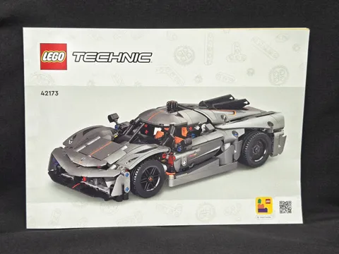 LEGO Technic™ Koenigsegg Jesko Absolut Hypercar(42173) | Instruction Manual ONLY