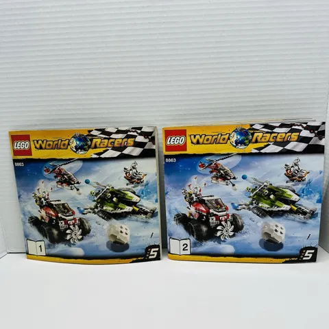 LEGO World Racers Instruction Manuals 8863 Instruction Manuals Only