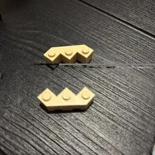 2462 LEGO Parts Brick Modified Facet 3x3 TAN (2)