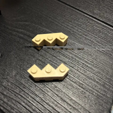 2462 LEGO Parts Brick Modified Facet 3x3 TAN (2)