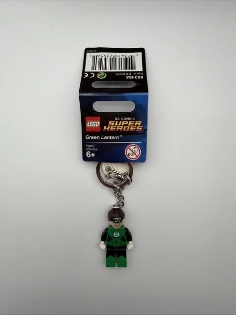 Lego DC Comics Super Heroes Green Lantern Keychain Minifigure 853452 RARE New