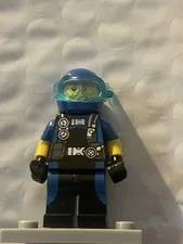 LEGO City Minifigure Scuba Diver Male Blue Cty0617 Target Exclusive 2015 5004077