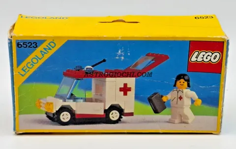 LEGO 6523 RED CROSS VINTAGE 1988 COMPLETE 100% LEGOLAND IN BOX