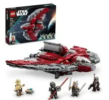 LEGO Star Wars Ahsoka Tano’s T-6 Jedi Shuttle Spaceship Toy - Star Wars Building
