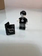 LEGO Monster Book Boy Series 14 Minifigure Spooky Tales Book Halloween Goth Emo