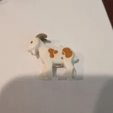LEGO Castle GOAT Animal Minifigure - From Set Medieval Mill Village Raid 7189