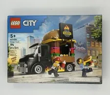 LEGO CITY: Burger Truck (60404) New In Sealed Box-Free Shipping