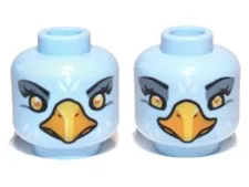 LEGO® Part 3626pb0898 - Minifigure, Head Dual Sided Alien Chima Eagle