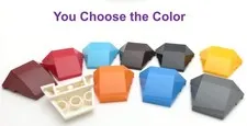 Lego 4x3 Wedge Triple Curved No Studs You Choose the Color