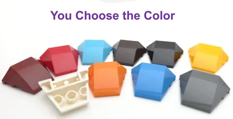Lego 4x3 Wedge Triple Curved No Studs You Choose the Color