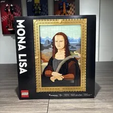 New & Sealed Lego Art Mona Lisa Wall Art Retired & Collectible Set 31213