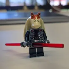 LEGO Jar Jar Binks - Black Outfit, Printed Head with Dark 75389 sw1367 Minifig
