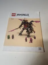 LEGO Ninjago Crystal King Overlord 71772 Instructions Manual Book Only