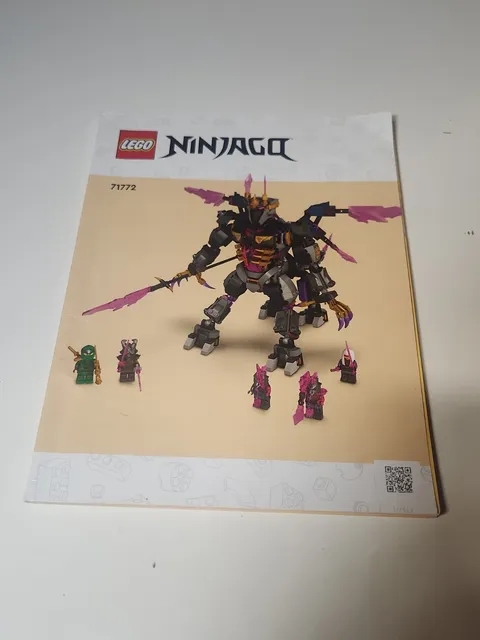 LEGO Ninjago Crystal King Overlord 71772 Instructions Manual Book Only