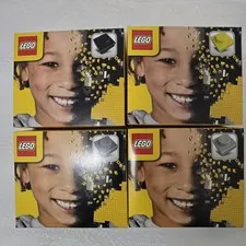 LEGO 40179 Mosaic Maker 1x1 Plate Lot 4 Colors Black Gray Yellow No Baseplate C