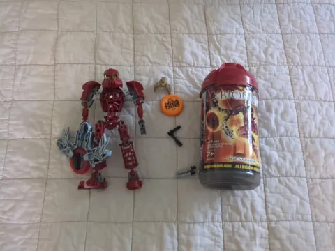 Lego Bionicle Toa Metru Vakama Complete With Canister + Extras (Read Desc)