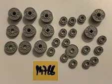 Lego Round Light Grey Coin Lot