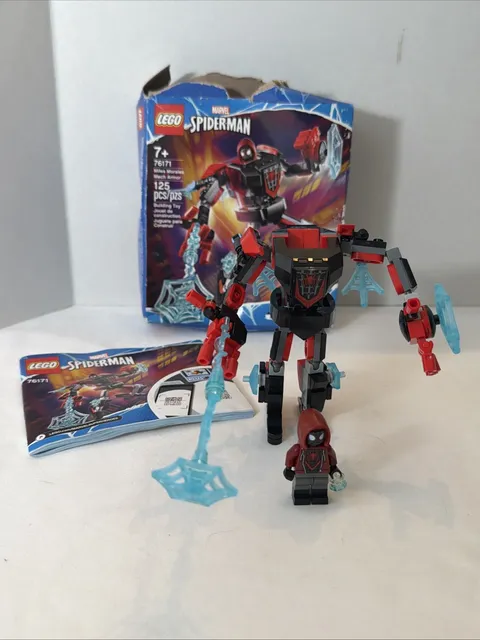 Lego Super Heroes Miles Morales Mech Armor Set #76171 - 100% Complete W/ Manual