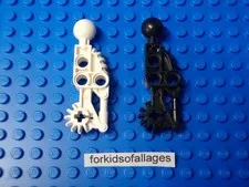 LEGO Bionicle 50921 Toa Hordika Arm Lower Section (2 Pieces: 1 Black & 1 White)