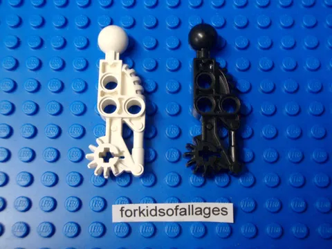 LEGO Bionicle 50921 Toa Hordika Arm Lower Section (2 Pieces: 1 Black & 1 White)