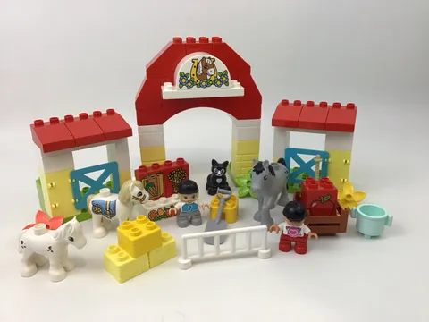 Lego Duplo 10951 Horse Stable and Pony Care Figures Animals Some Exchanged Pcs