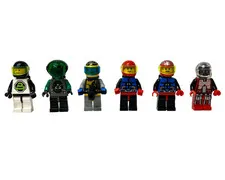 Vintage LEGO Space Minifigure Lot Blacktron Spyrius Exploriens Town Racers 90s