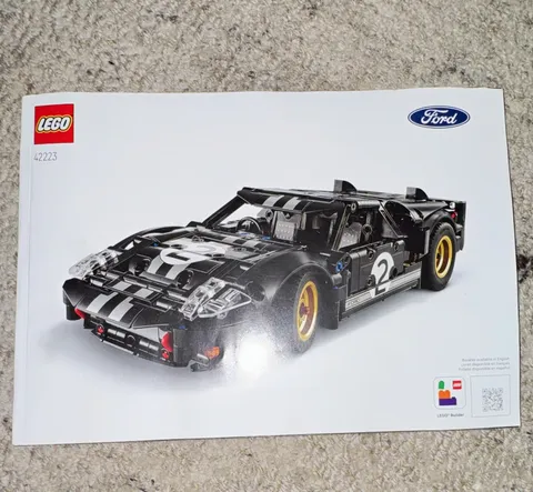 LEGO Technic Ford GT40 42223 1466pcs 18+ 2025 Brick Separator
