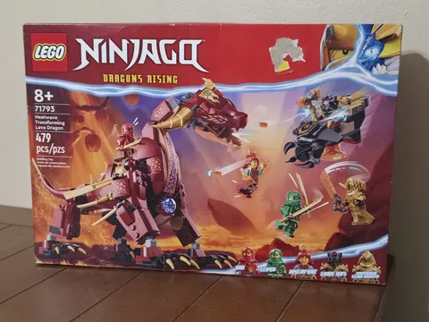 LEGO 71793 Ninjago Heatwave Transforming Lava Dragon New Sealed Retired Ninja