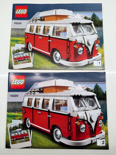 LEGO Creator Expert 10220 Volkswagen Camper Van Instruction Manuals ONLY