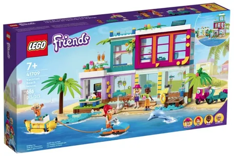 LEGO Friends 41709 Beach House 686pcs Vacation Building Set
