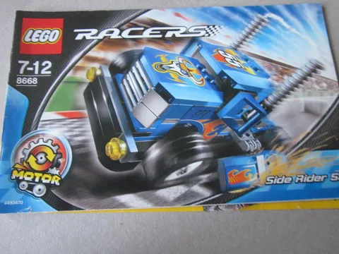 Lego Racers Building Instructions Instruction 8668 Side Rider 55