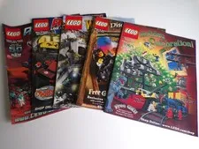 Lego Magazine Lot of 5 (2001) Ex Condition! Never Used! Vintage