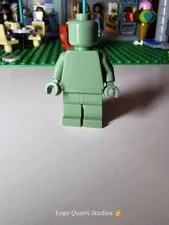Lego Sand Green Monochrome Minifigure