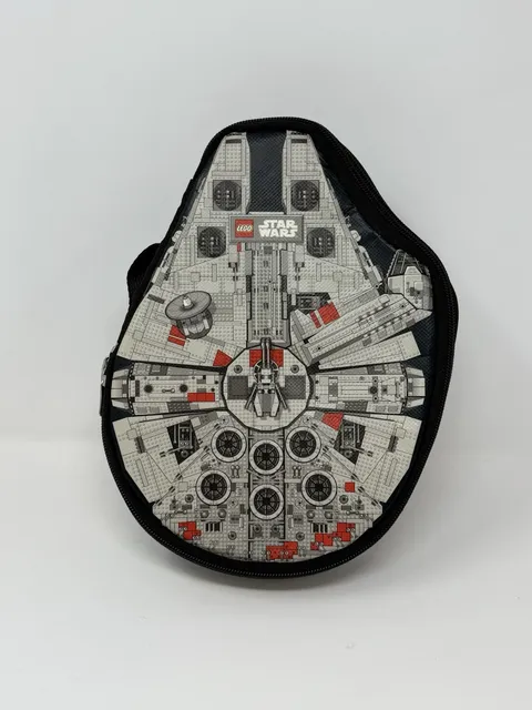 LEGO Star Wars Millennium Falcon Zippered Storage Bag – Official Carrying Case