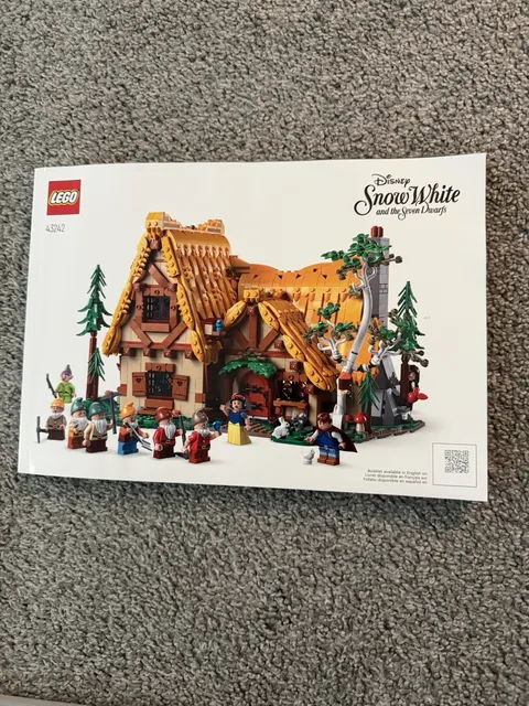 43242 LEGO INSTRUCTION BOOK ONLY Snow White Cottage Disney and the seven dwarfs