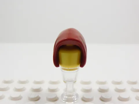 LEGO Dark Red Smooth Hood Headgear Accessory Minifig I12