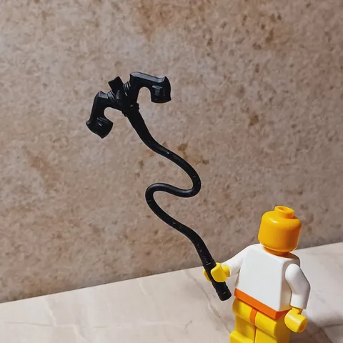 New LEGO GRAPPLING HOOK Climbing gear Whip Hand Weapon double hooks Long Flexibl