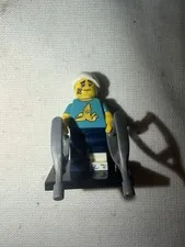 Lego Clumsy Guy Minifigure Collectible Series 15 CMF Complete w/ Crutches