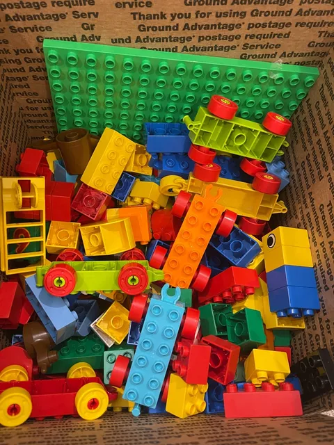 LEGO Duplo Huge Bulk Lot 6.6 lbs Blocks Only No Figures ALL REAL LEGOS