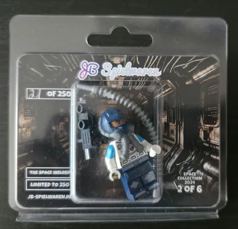 JB Toys The Space Welder Custom Minifigure Limited Edition 21/250 CIB