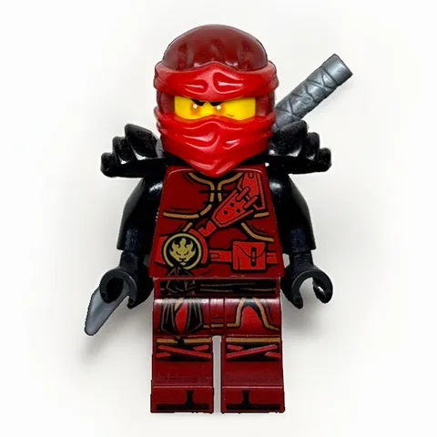 LEGO Ninjago Kai - Hands of Time Black Armor Dual Sided Head Minifigure njo277 H