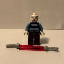 LEGO Star Wars Asajj Ventress Minifigure w/ Dual Red Lightsabers Clone Wars Genu
