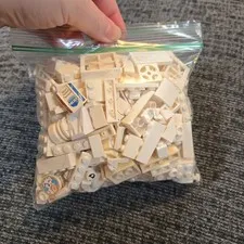 Miscellaneous Bag Of White Lego Pieces