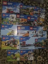 Lot of 14 Lego City Instruction Manuals Only No Lego Bricks New