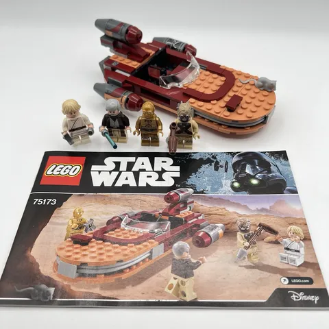 LEGO Star Wars: Luke's Landspeeder (75173) Complete w/ Minifigs & Instructions